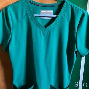 Skechers by barco scrub top